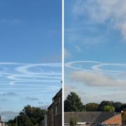 The clouds, which were seen on Thursday (September 19), floated over Darlington, Spennymoor, Bishop Auckland, with others reporting to have also seen the clouds in Newton Aycliffe and Peterlee