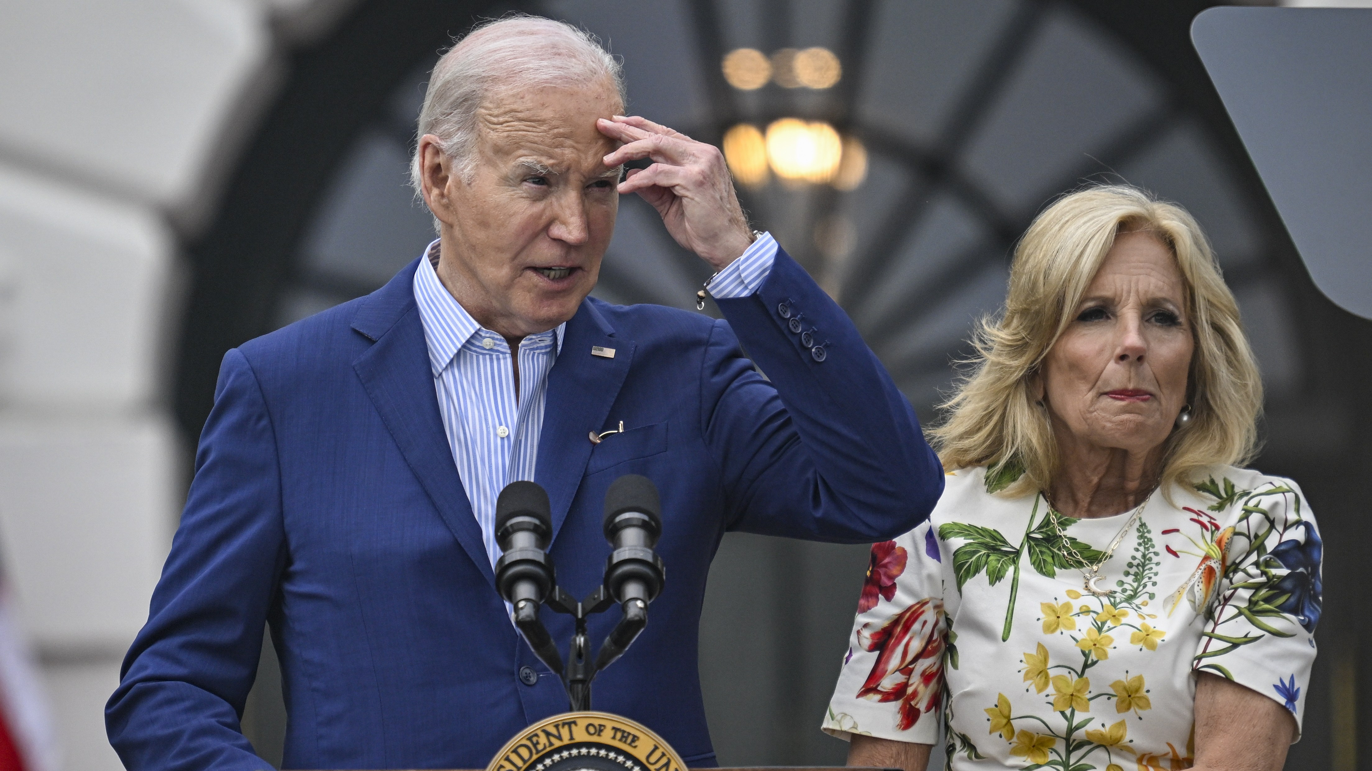 President Biden this week with his wife, Jill