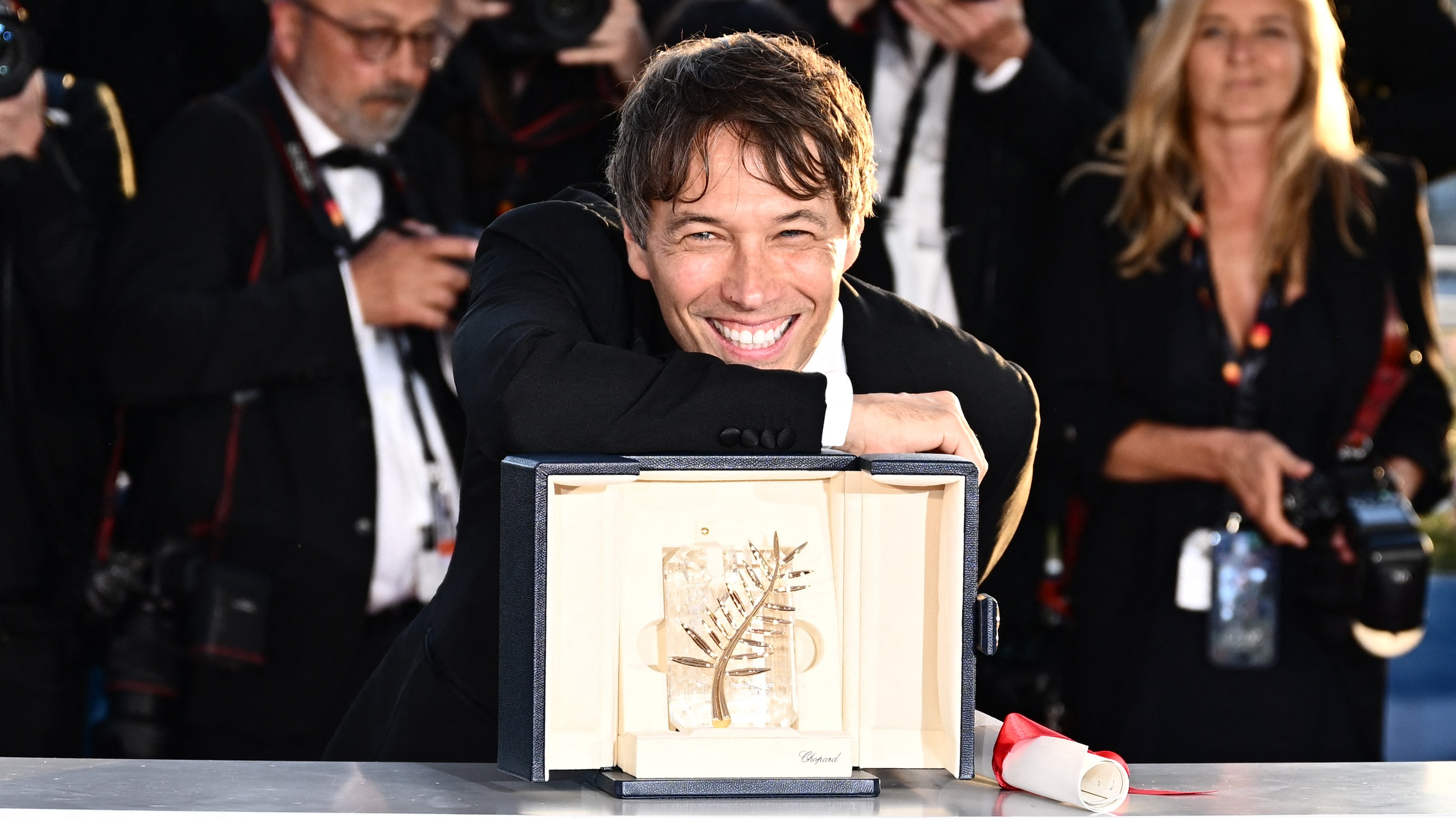 Sean Baker dedicated the Palme d’Or for  Anora to “all sex workers, past and present”