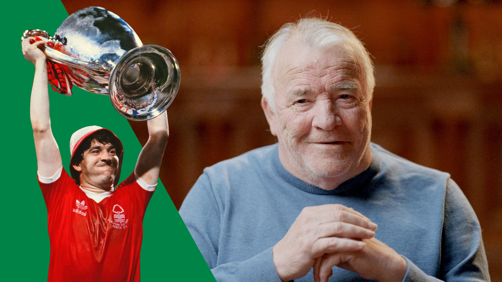 Robertson is now 71 and has Parkinson’s but recalls his successful playing days, left, fondly