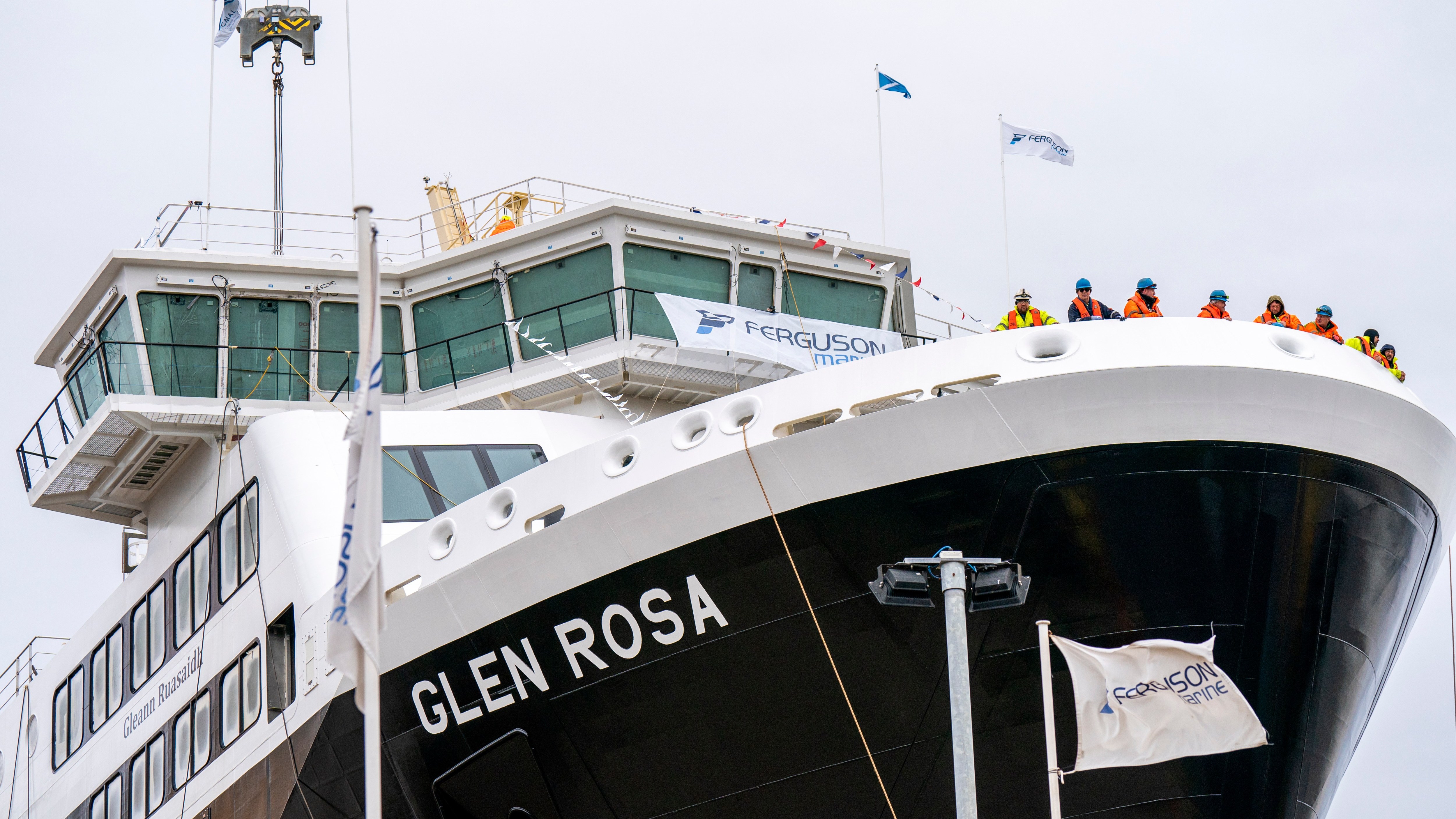 The Glen Rosa, which along with its sister ship Glen Sannox, has cost three times the original budget of £97 million