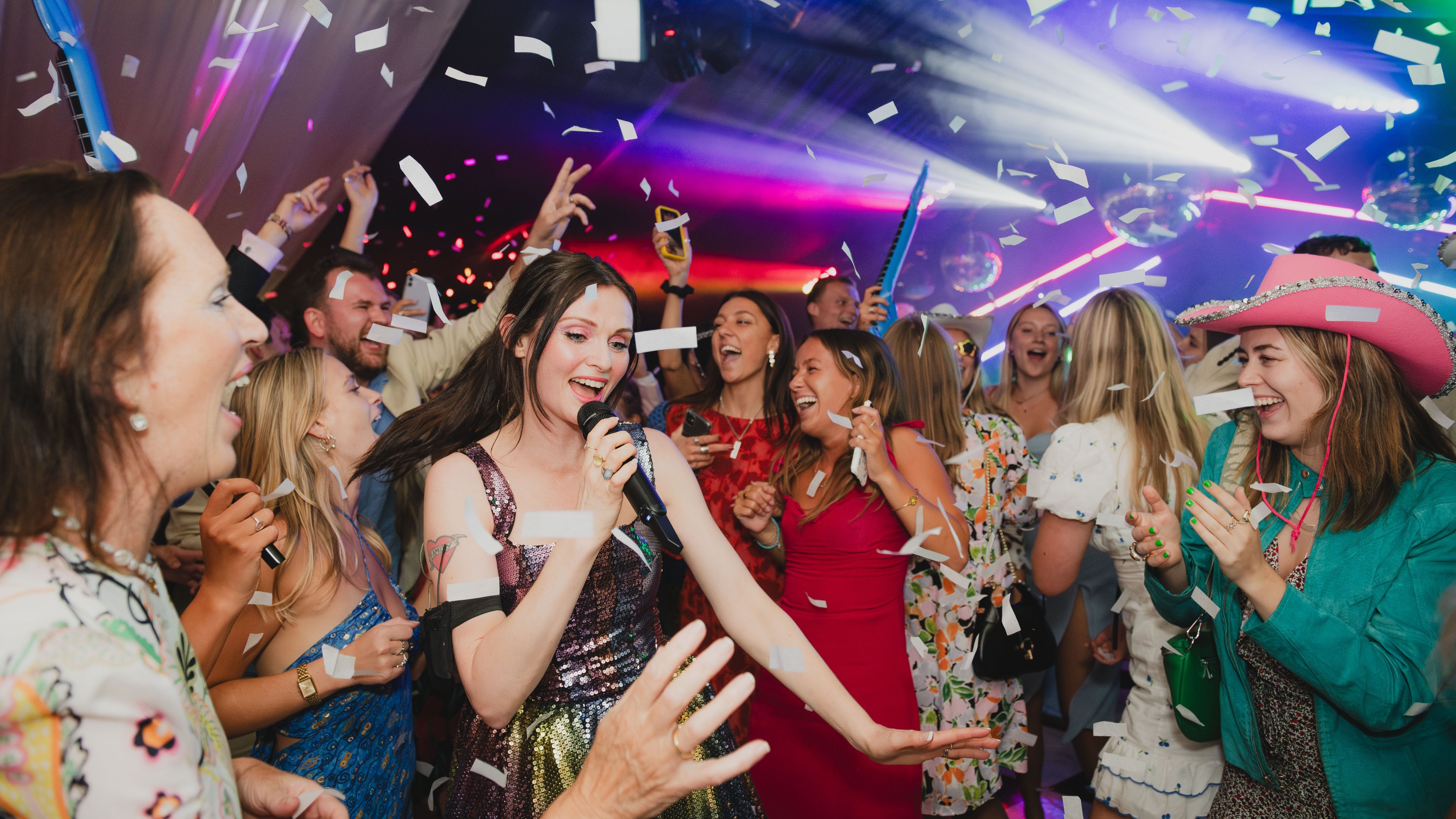 Category highly commended — A Listers: Murder on the Dancefloor. Sophie Ellis Bextor entertains guests at a private party in the Cotswolds