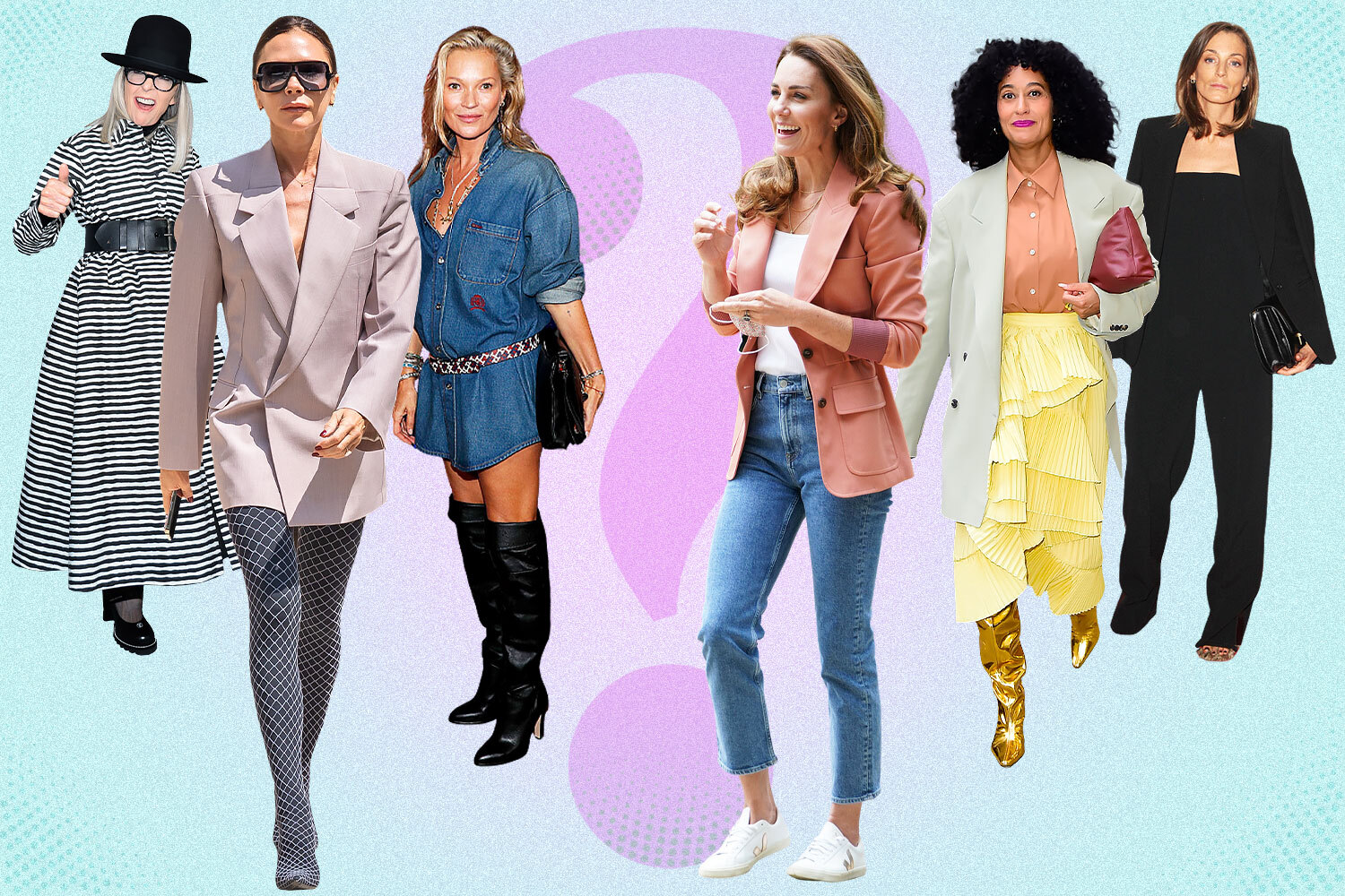 Diane Keaton, Victoria Beckham, Kate Moss, the Princess of Wales, Tracee-Ellis Ross or Phoebe Philo: which celebrity style inspires you most?