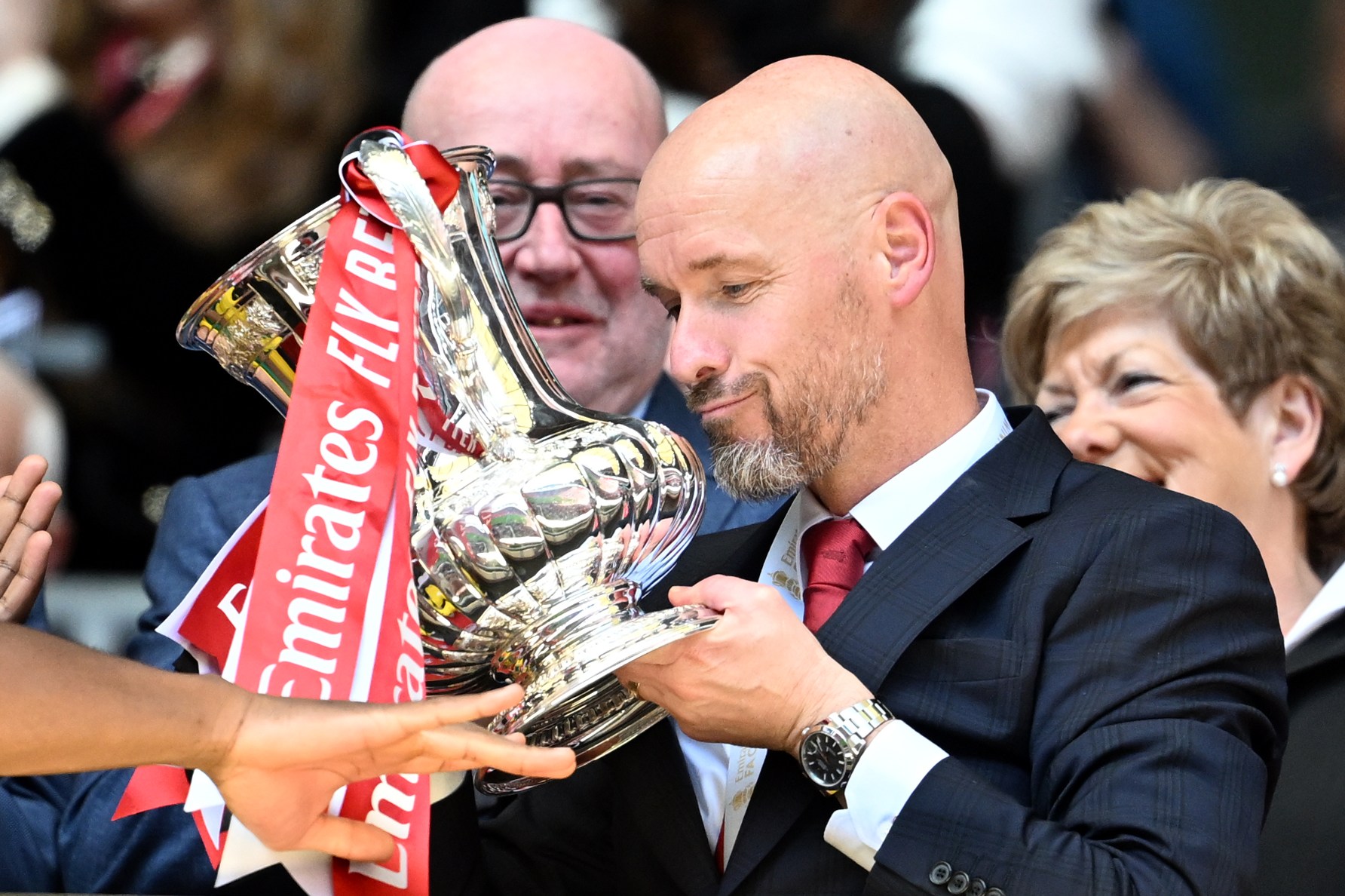 Ten Hag has won his second trophy in as many seasons at United, but there is still uncertainty surrounding his future