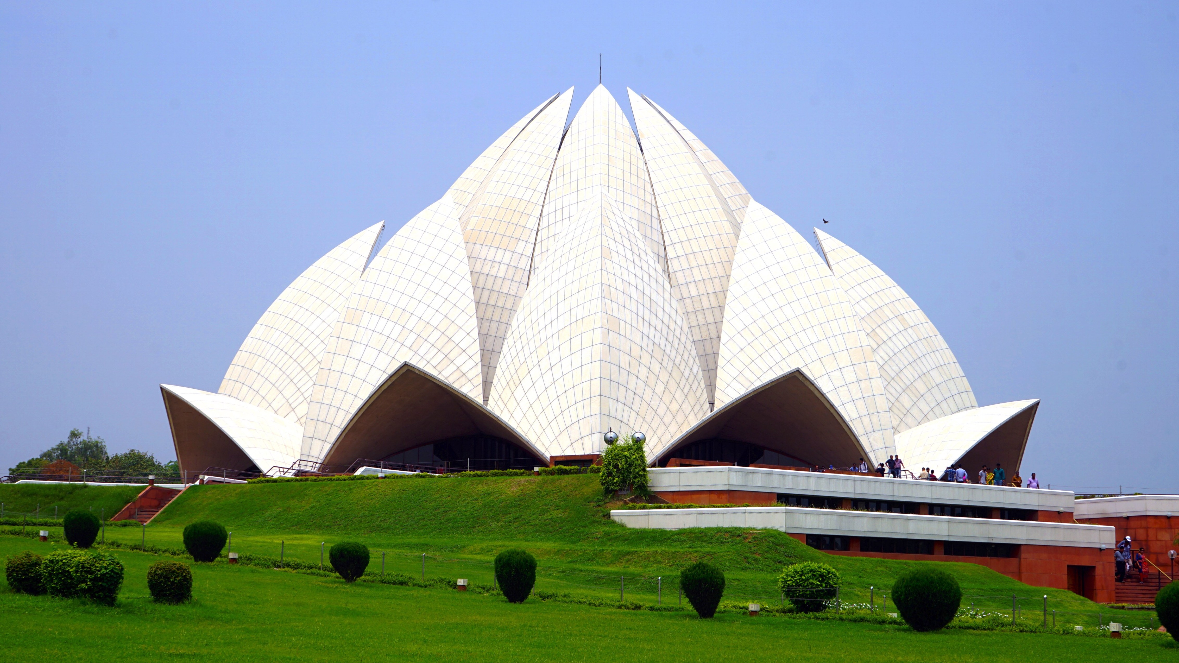 Q15: The Lotus Temple is located in which Indian city?