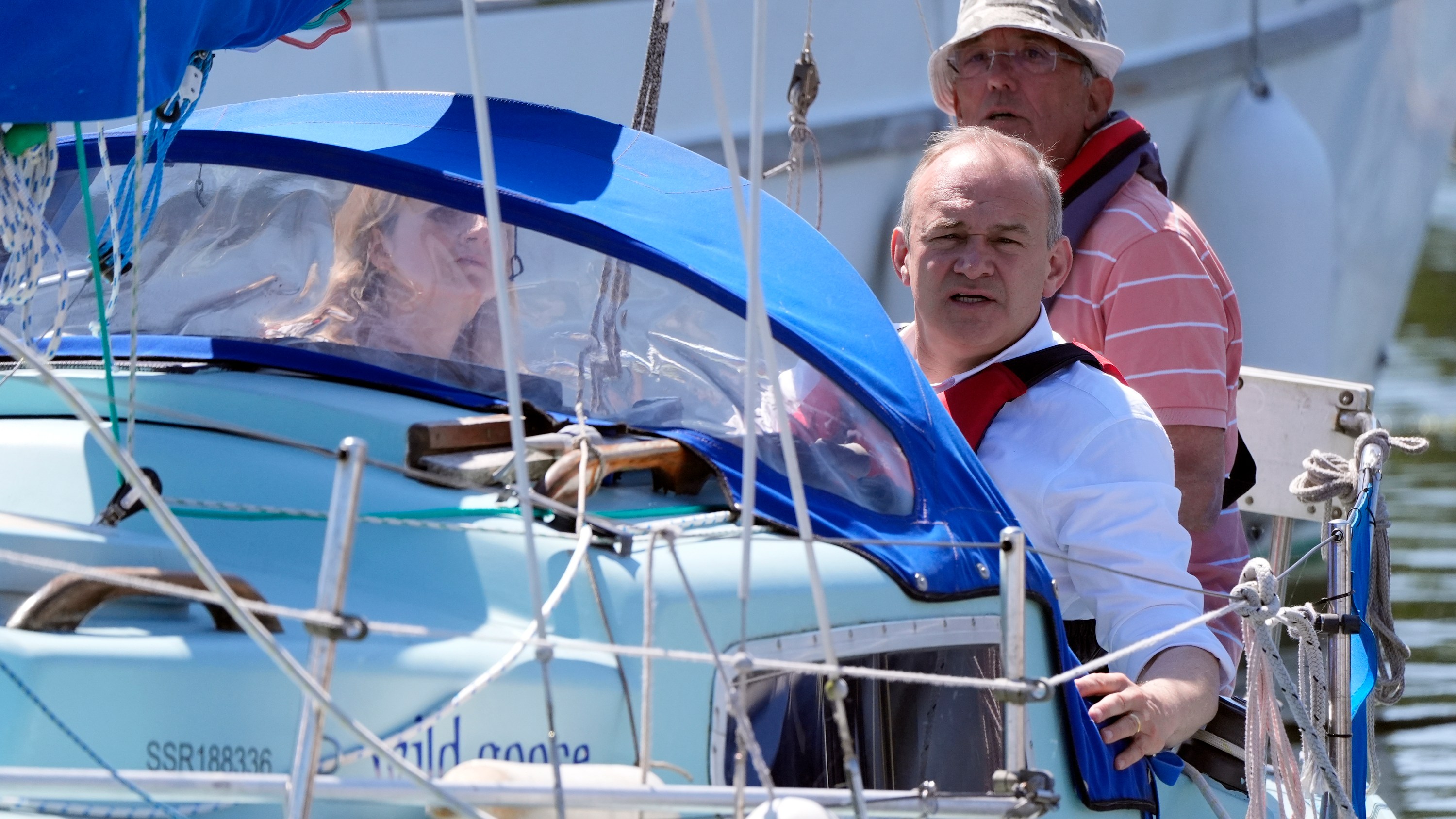 Sir Ed Davey visited the Birdham Pool marina in Chichester on the campaign trail on Saturday. He hopes an orange wave will sweep away the blue wall