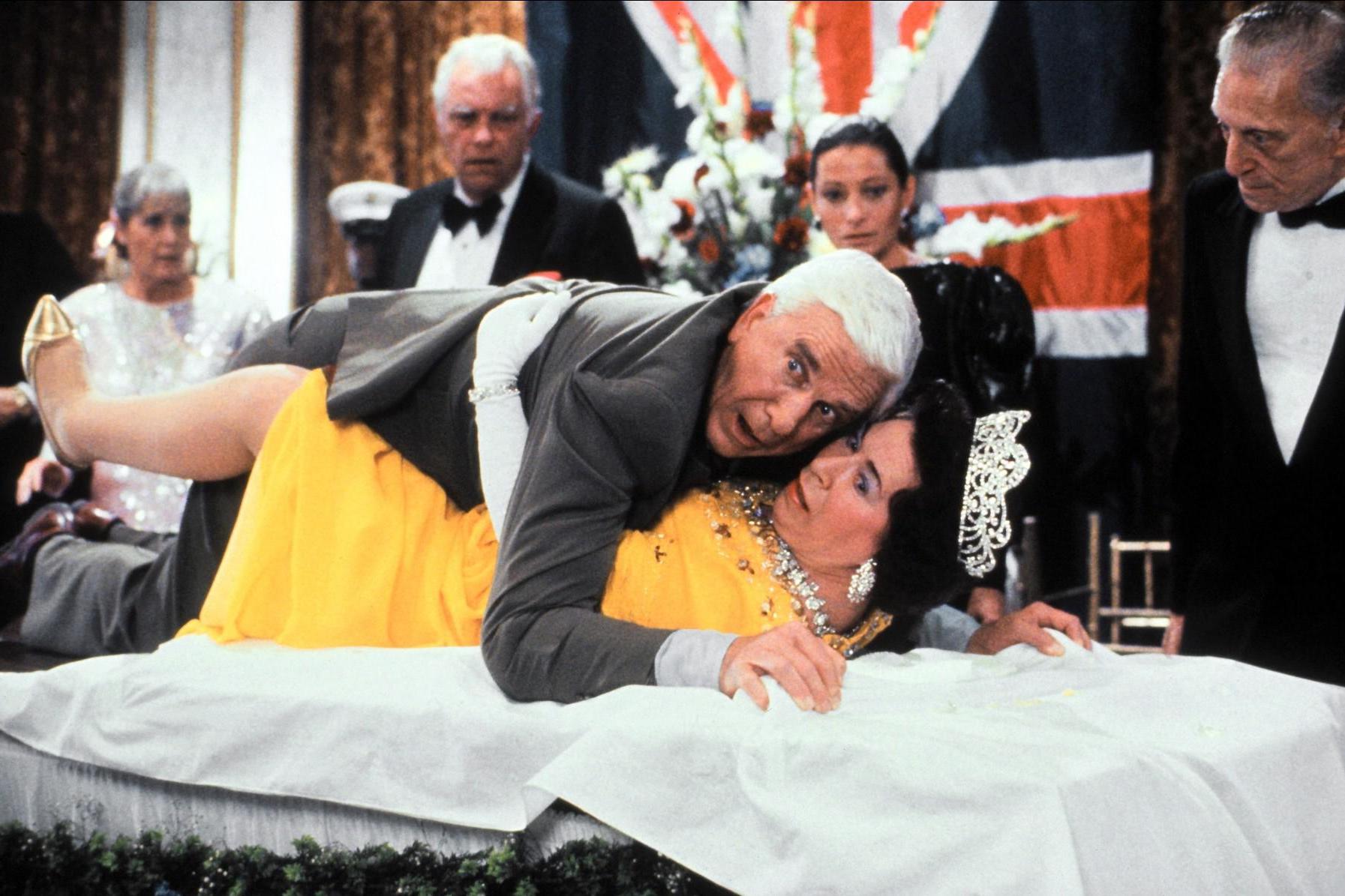 Charles’s famous Naked Gun scene with Leslie Nielsen. She was in demand from comedians on both sides of the Atlantic
