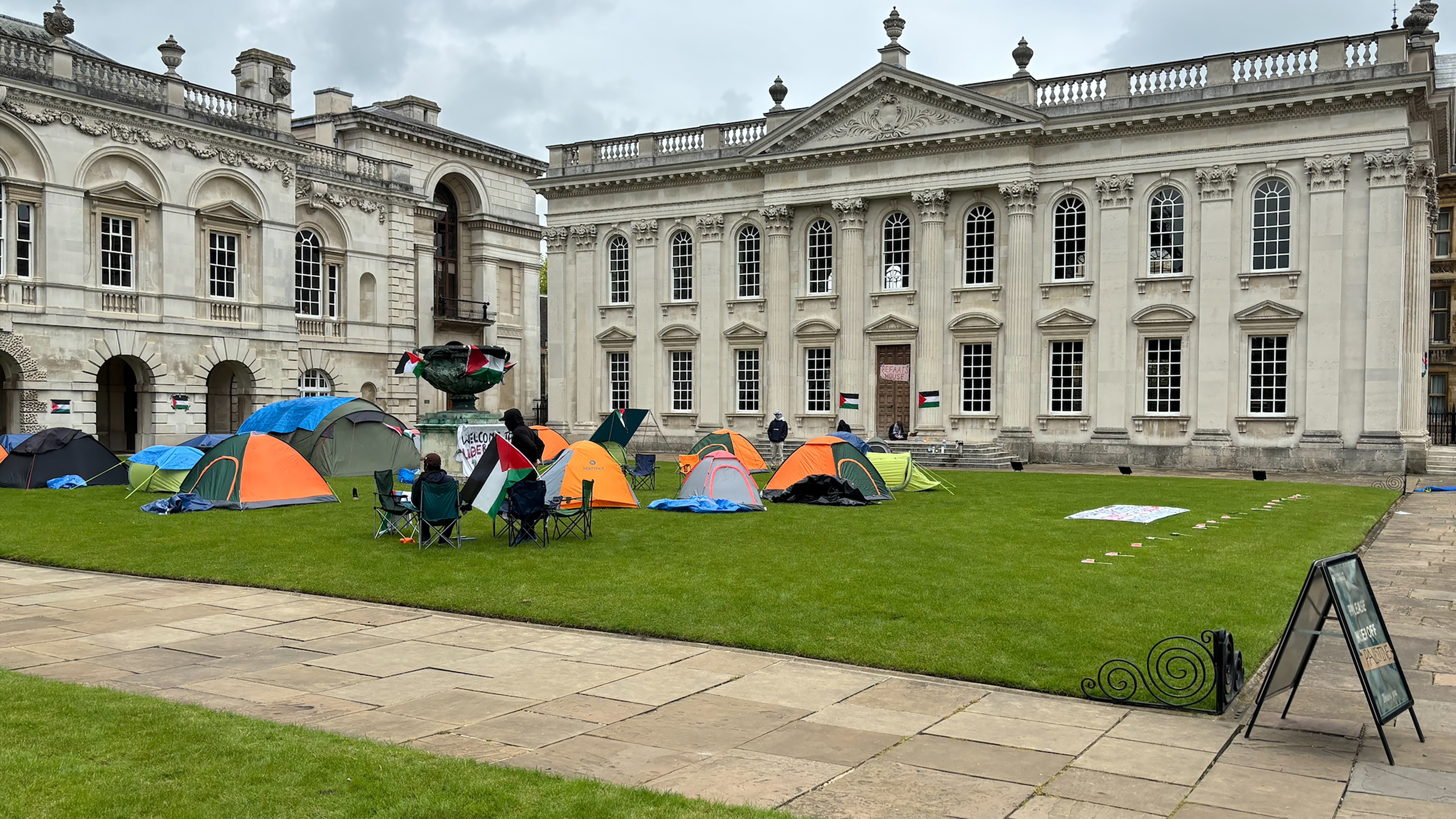 Cambridge for Palestine, said that the university had agreed to negotiate with them after expanding their encampments