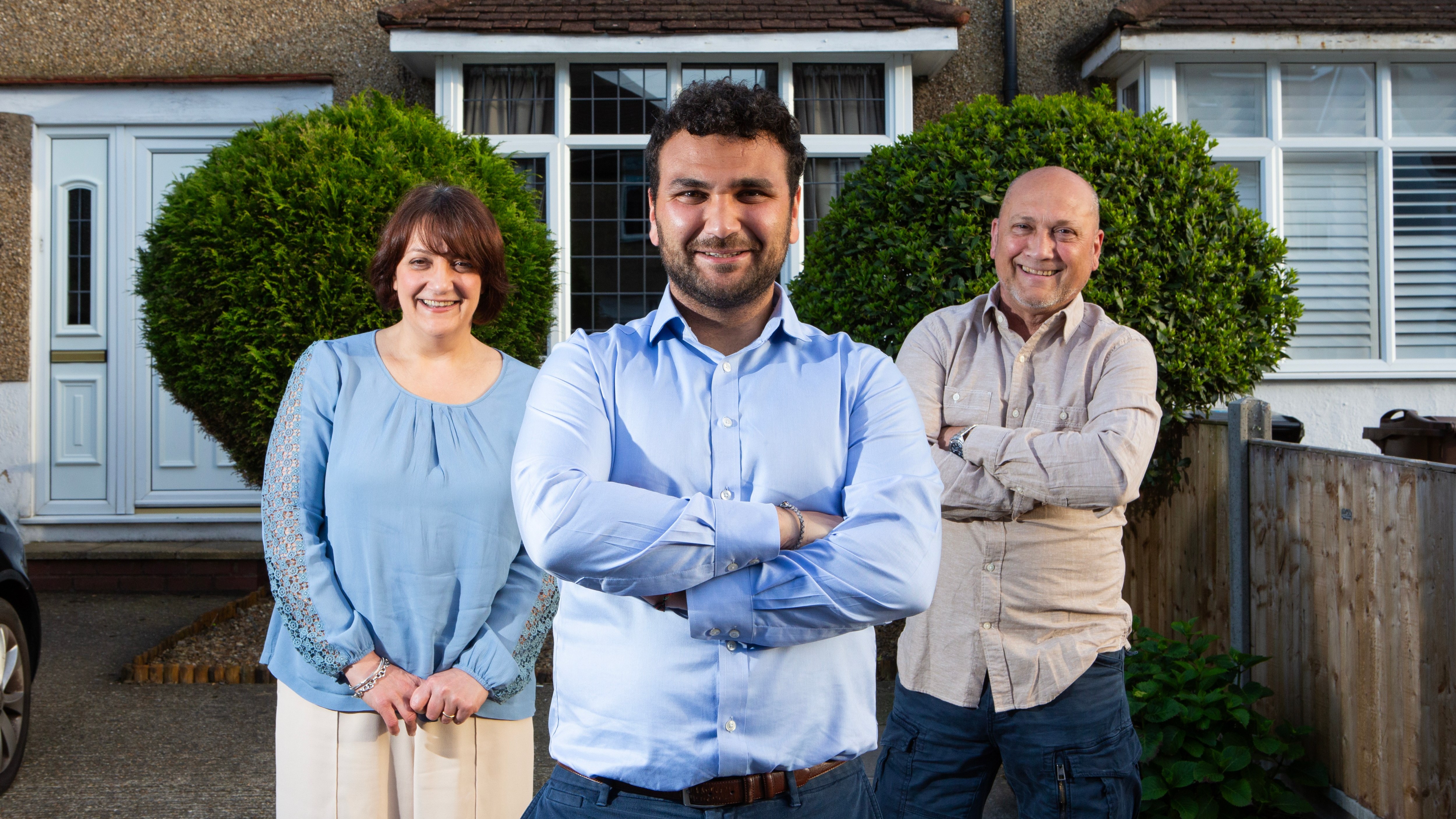 Samuel Carro moved back in with his parents, Lorena and Antonio, in St Albans last year after he finished university