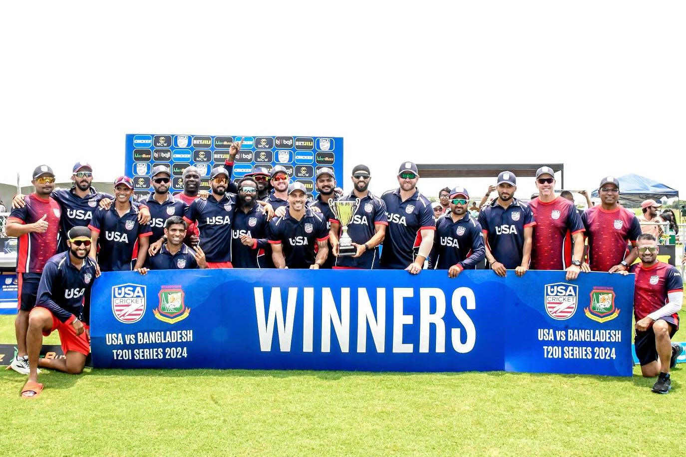 The US team won their series against Bangladesh 2-1 last week and are firmly back in the international fold