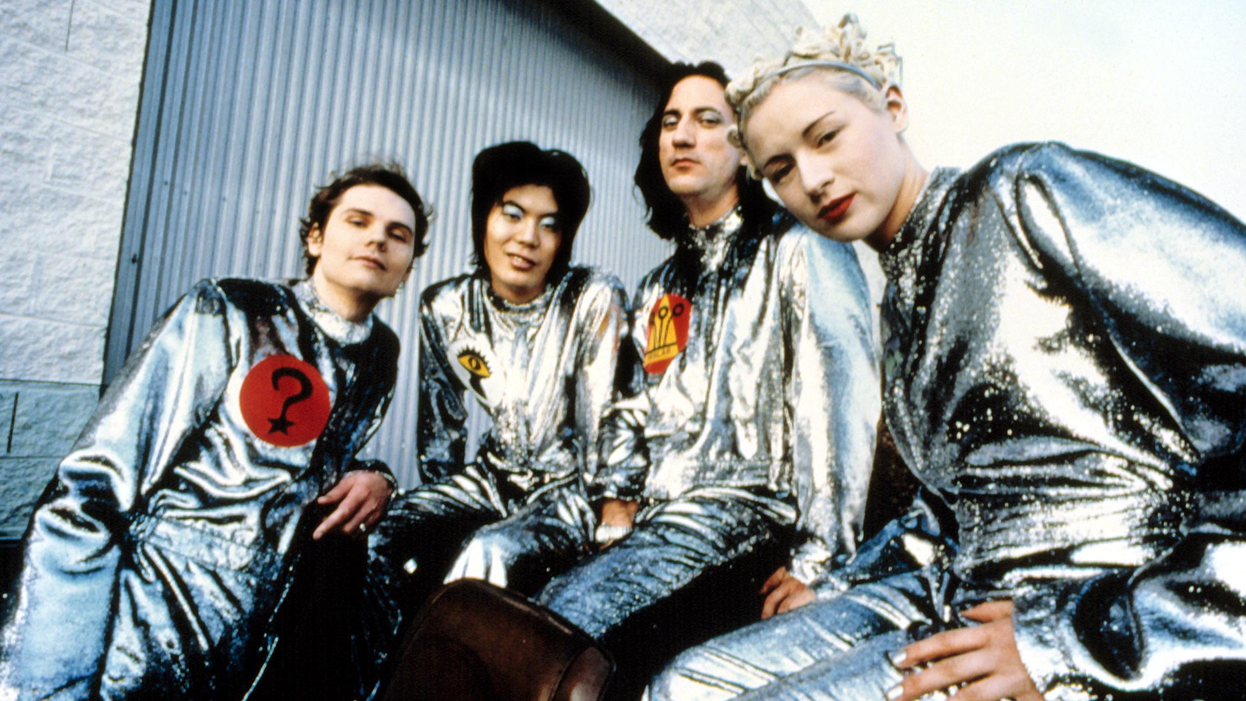 The Smashing Pumpkins in the early 1990s: Billy Corgan, James Iha, Jimmy Chamberlin and D’arcy Wretzky
