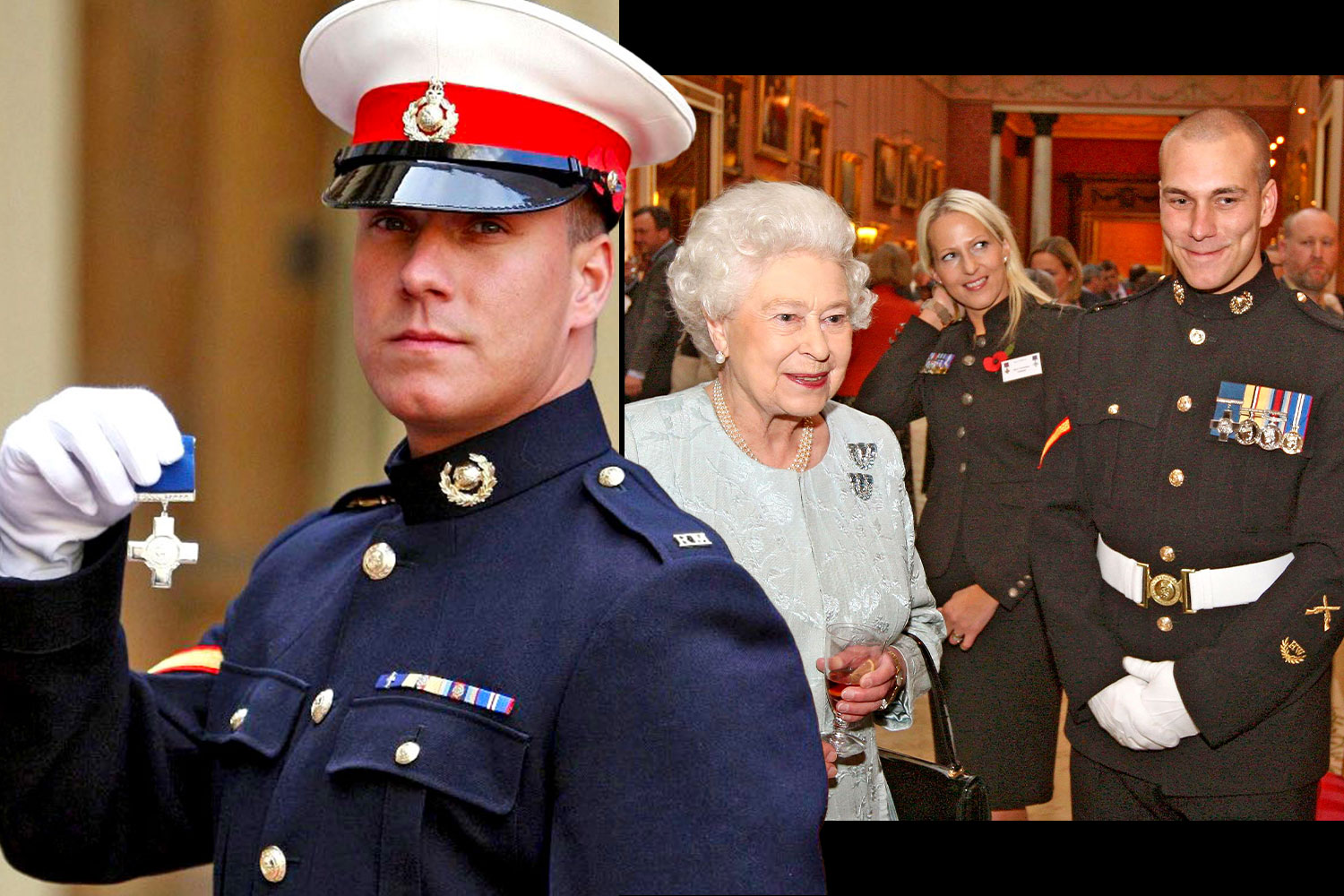 Former lance corporal Matt Croucher, who holds the George Cross, met the Queen at a reception in 2010