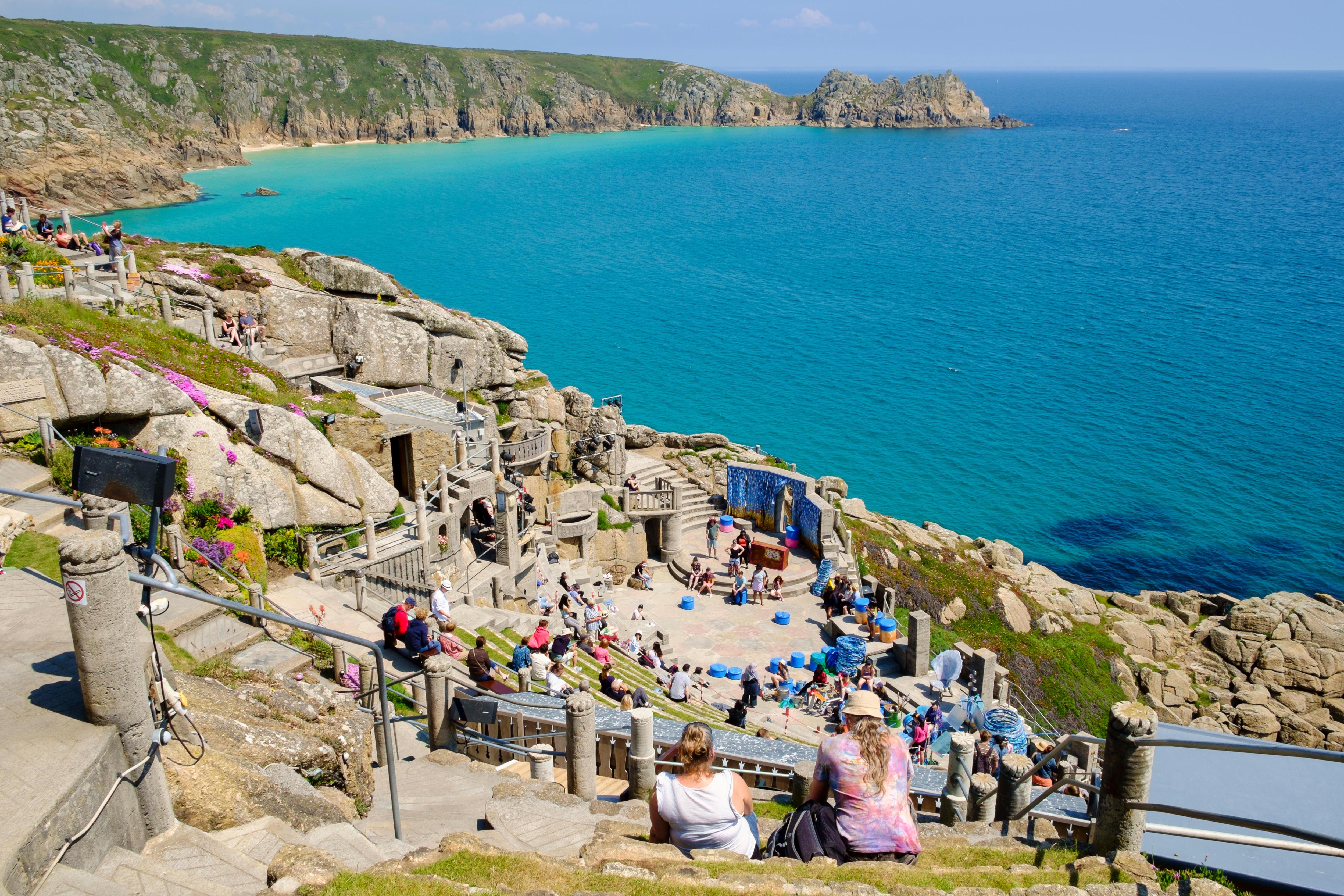 Bring a cushion if you’re going to see something at the Minack Theatre