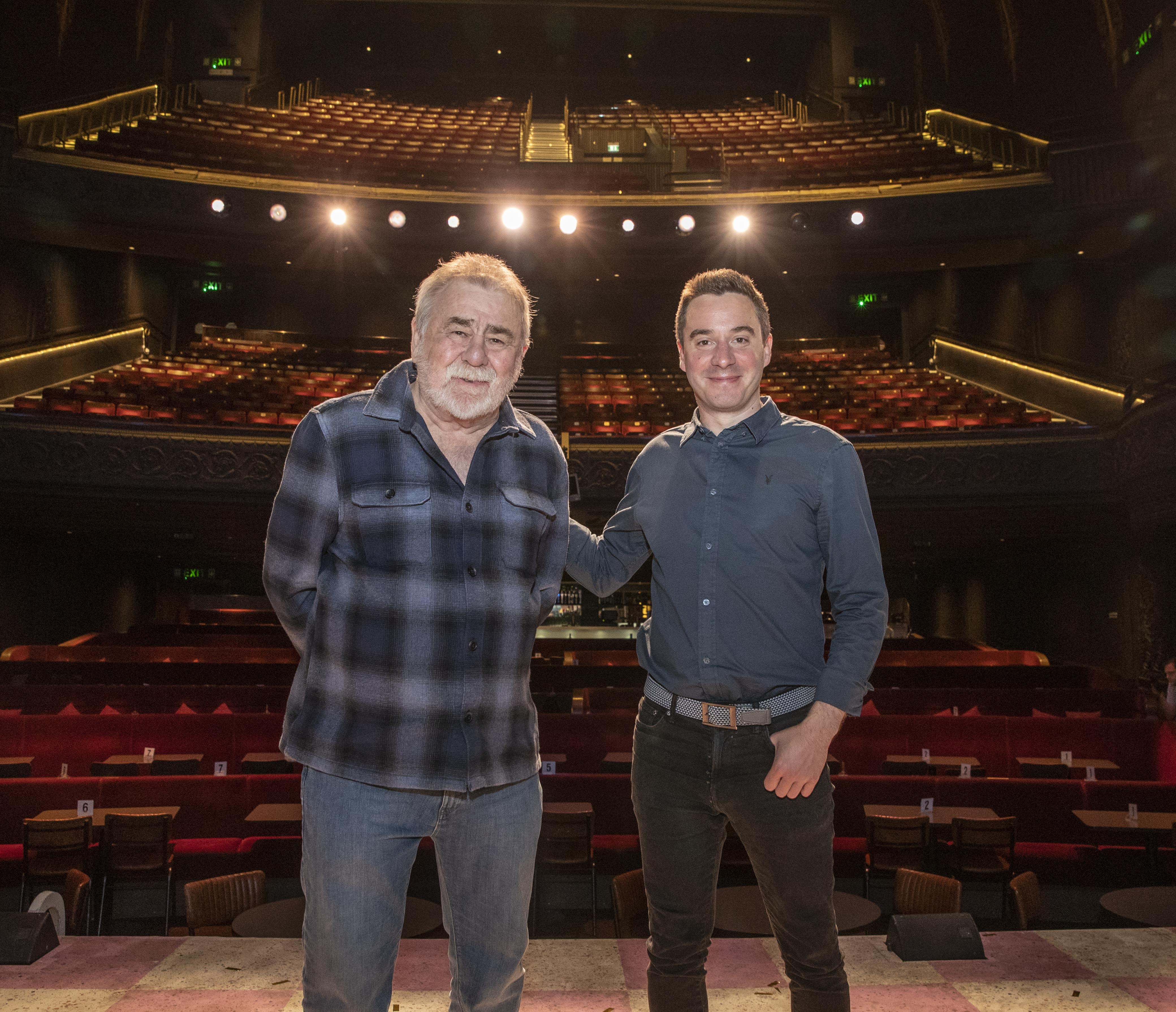 Bleasdale and Graham at the Royal Court Theatre, Liverpool, where the show opened last year