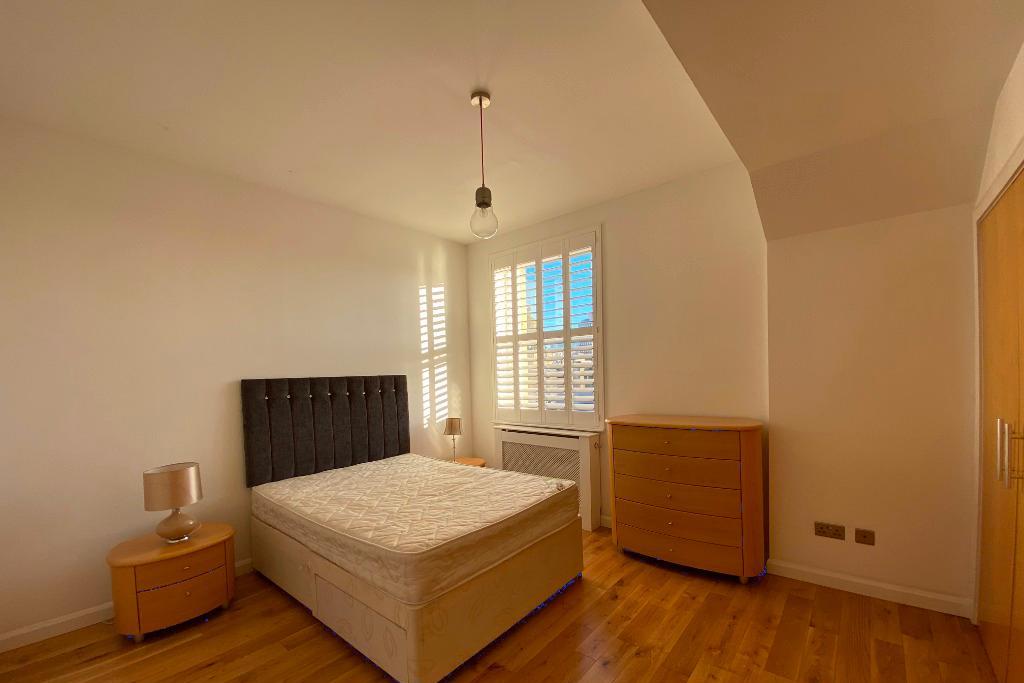 The bedroom of the flat. Would-be tenants were willing to pay hundreds of pounds over the asking price
