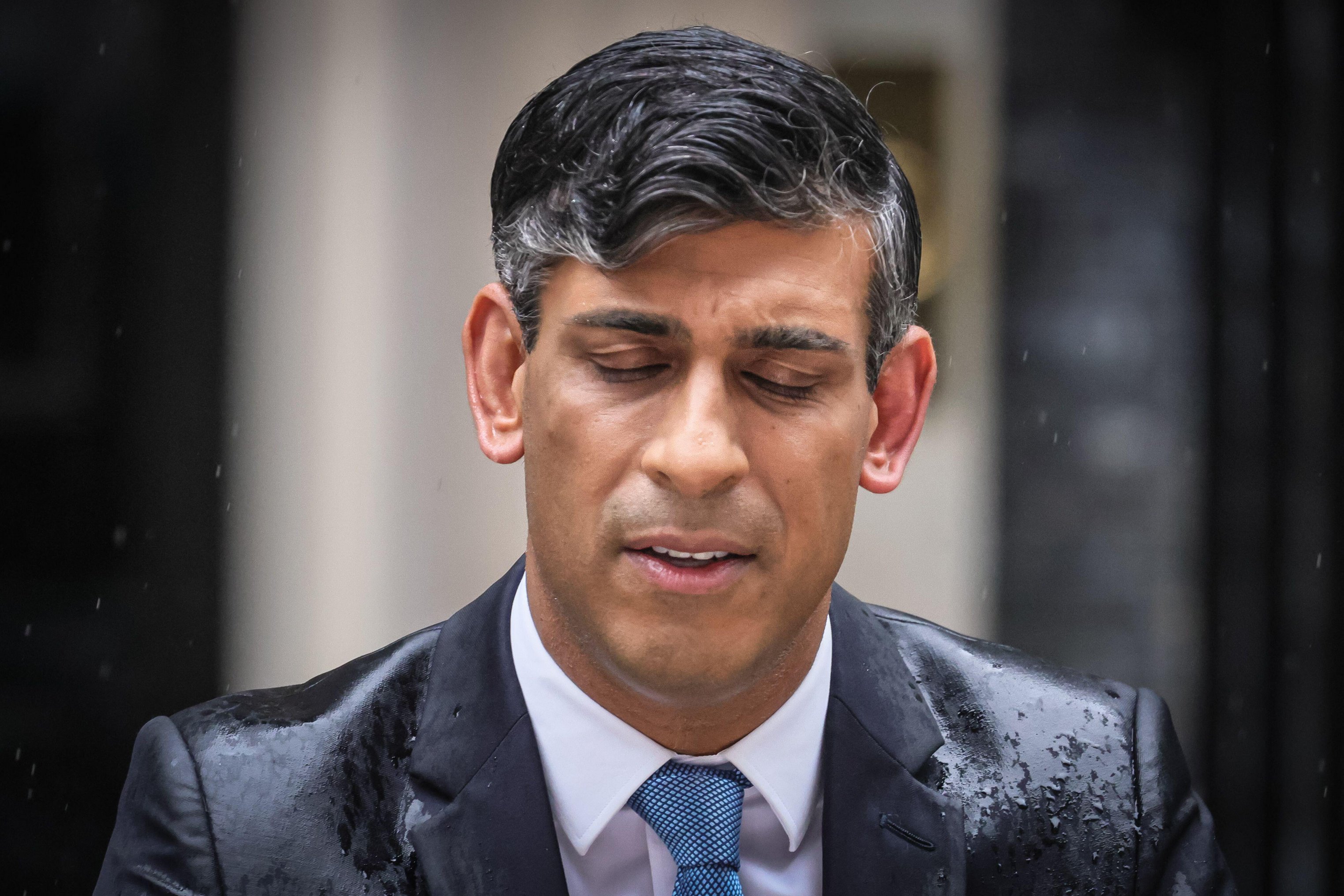 Rishi Sunak insisted that he would head into the storm on Wednesday to announce an election to be held on July 4