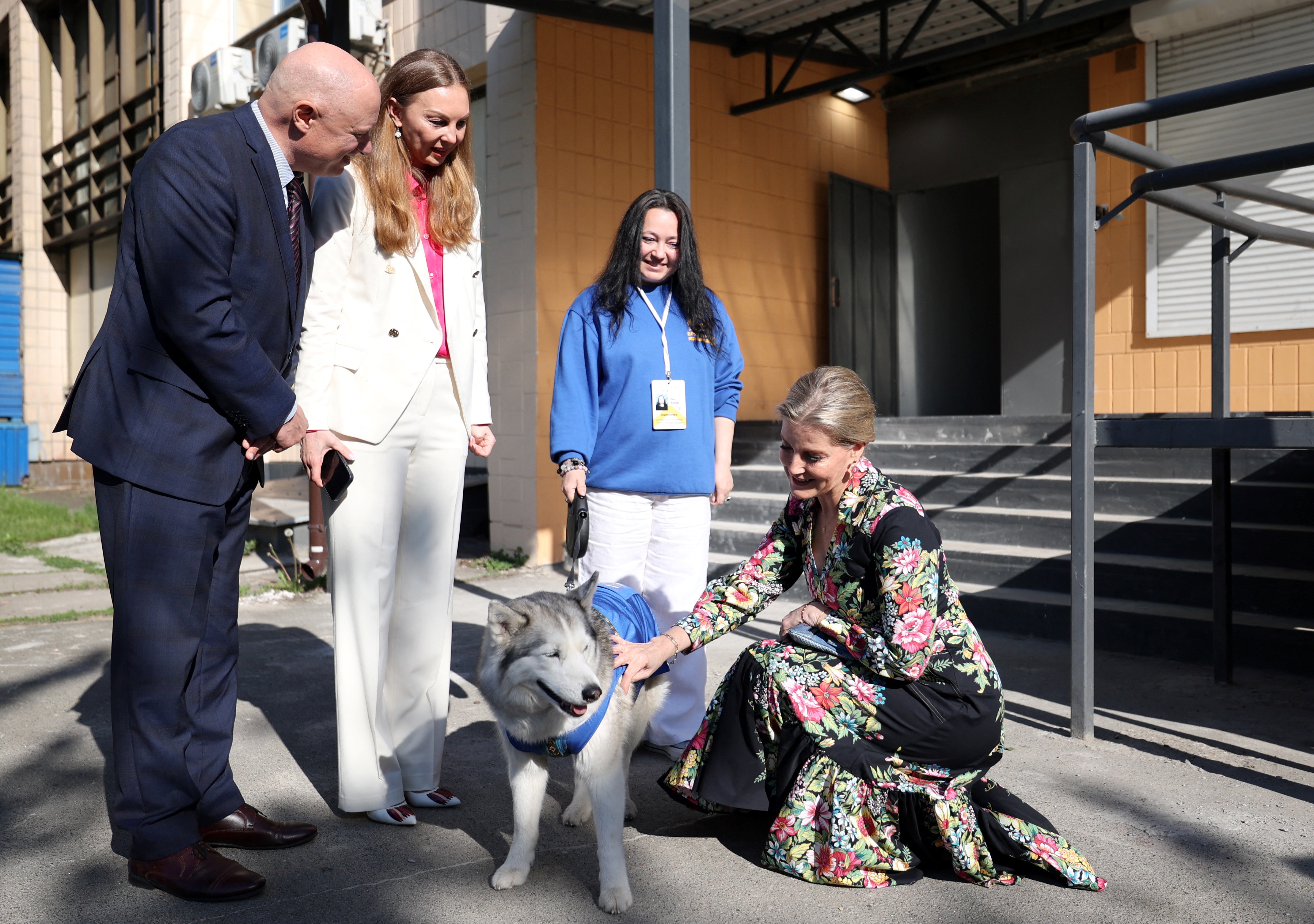 Sophie at the UN Population Fund office in Kyiv