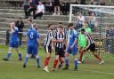 Elliot Wilson celebrates after heading in the equalising goal        Picture: Richard Edmondson