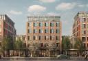 A CGI of the new development proposed for Woolwich Road (Credit: Apt / AVF Developments / WyrdTree)