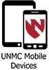 UNMC Mobile Device logo linked to Canvas