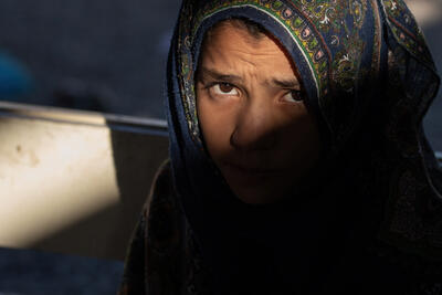 Displaced girl in the Kandahar region of Afghanistan