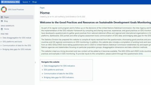 Good Practices and Resources on Sustainable Development Goals Monitoring