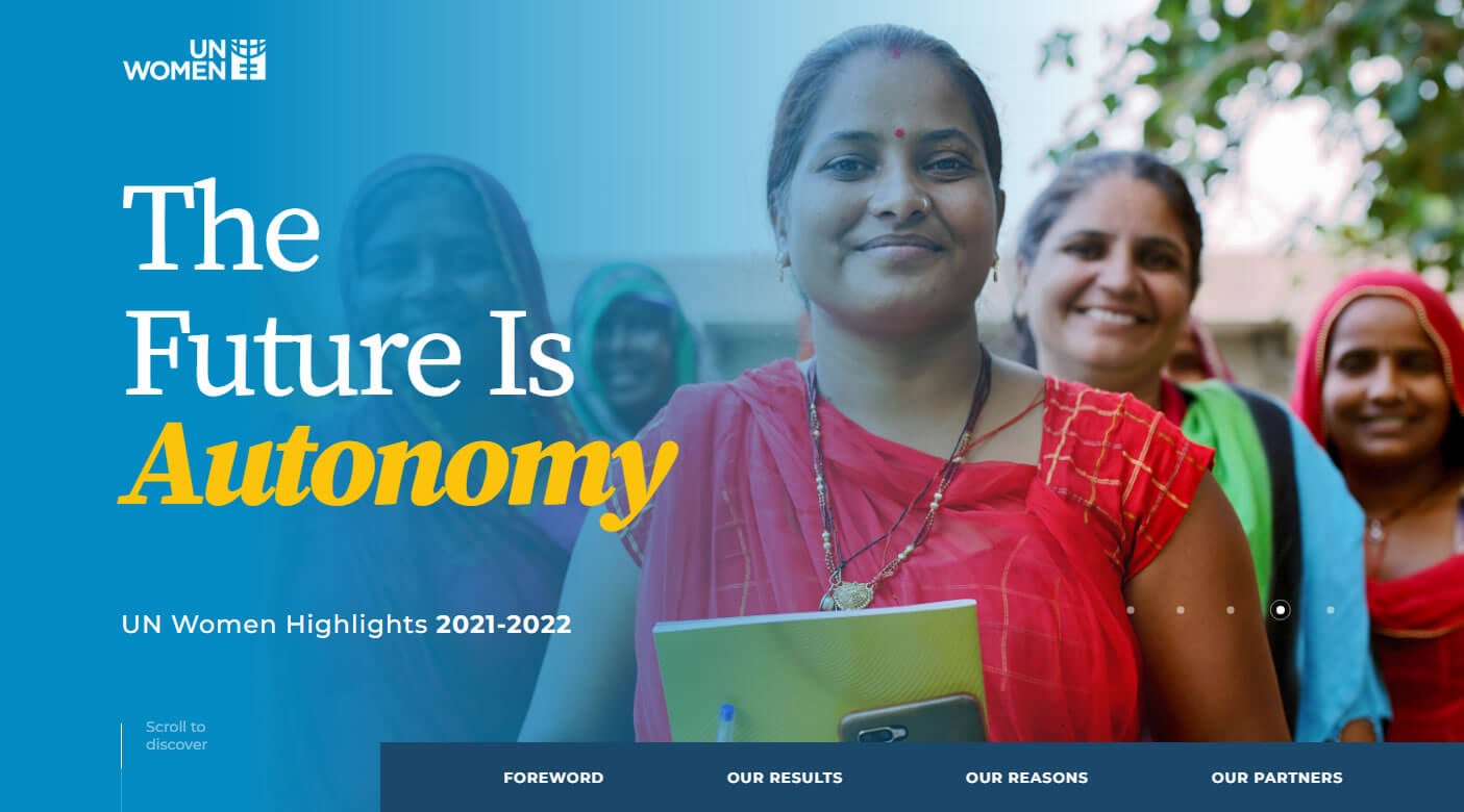 UN Women’s highlights from 2021–2022