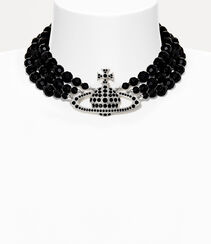 Messaline Three Row Choker