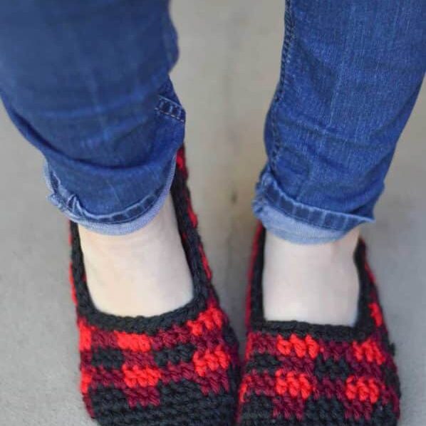 crochetplaidslipperspattern9