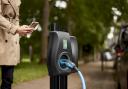 Electric vehicle on-street chargepoint. Picture by Shropshire Council.