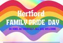 Hertford Family Pride Day 2024 poster.