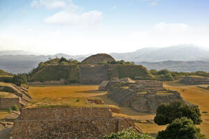 Zapotec inscriptions in one of the stelae found at Monte Albán.