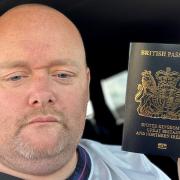 Ian Thompsett is furious with his new passport that he believes is 