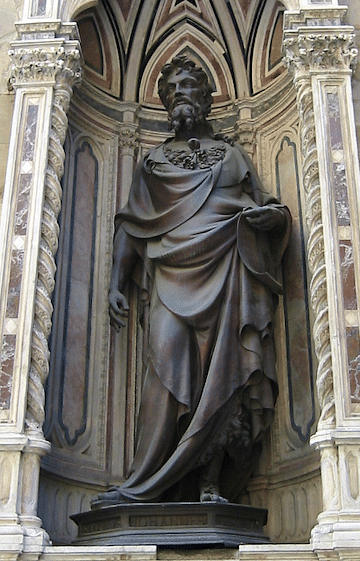 Saint John the Baptist by Ghiberti (by Samuel Maddox, Public Domain)