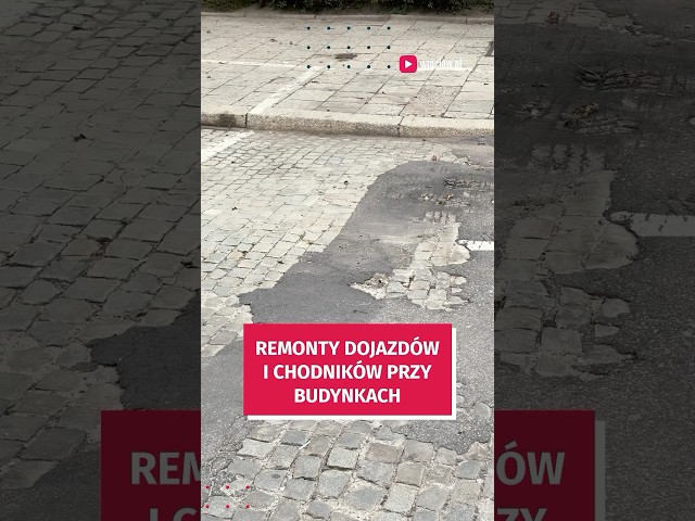 Wideo - Remonty chodników i dojazdów do budynków - sprawdź gdzie! #wroclaw #inwestycje