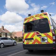 A mobile speed camera as used by North Yorkshire Police