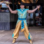 Sario Solomon as Aladdin at York Theatre Royal