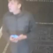 Police want to speak to this man about the theft