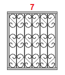 Beregning av metallstenger på vinduene