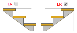 Izračun metalne stepenice okrenuti za 90 stupnjeva i tetiva na luku cik-cak