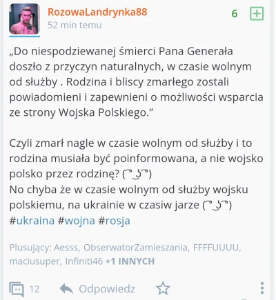 CzarnoskoryWyborcaKonfederacji1 - #ukraina #wojna #roska 
Dlaczego moderacja nic nie ...