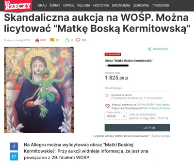 R187 - Uczucia religijne jakiejś katoliczki zostały głęboko zranione, bo na Allegro k...