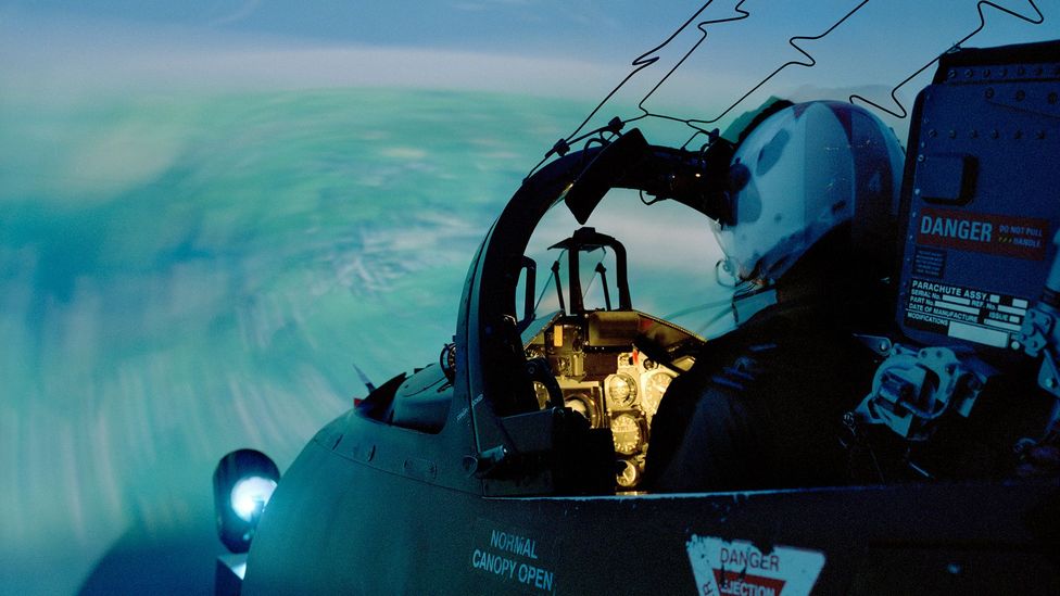 Pilot in cockpit simulator (Credit: Getty Images)