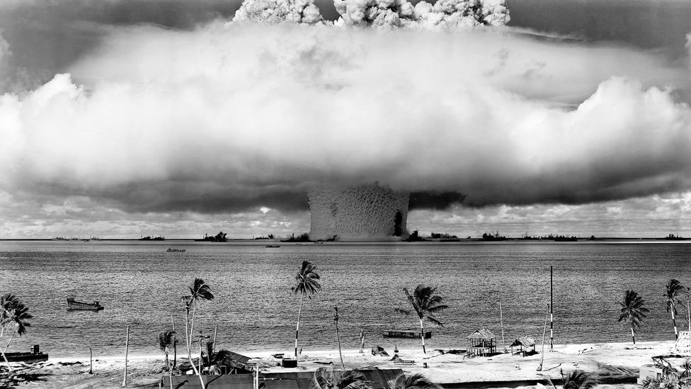 Atomic blast at Bikini Atoll in 1946 (Credit: Getty Images)