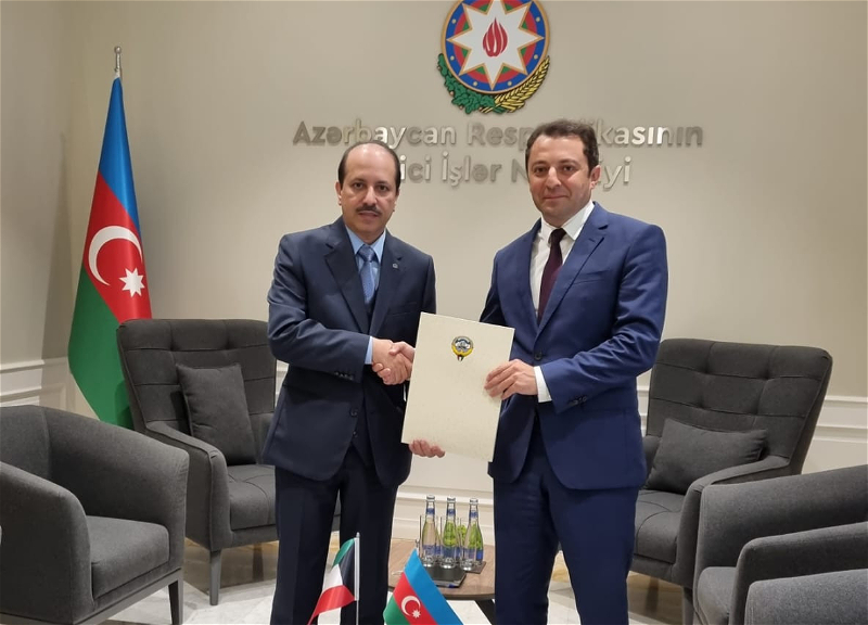 В МИД состоялась встреча с новым послом Кувейта в Азербайджане-ФОТО