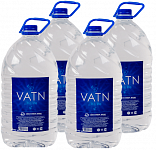 Четыре бутыли воды "VATN" 5л