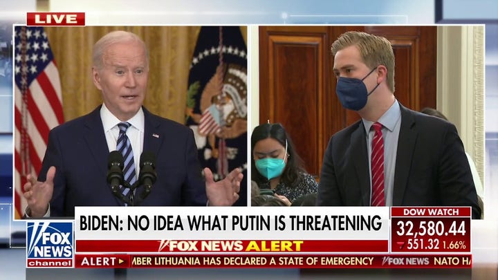 Biden tells Fox News’ Peter Doocy ‘I didn’t underestimate’ Putin