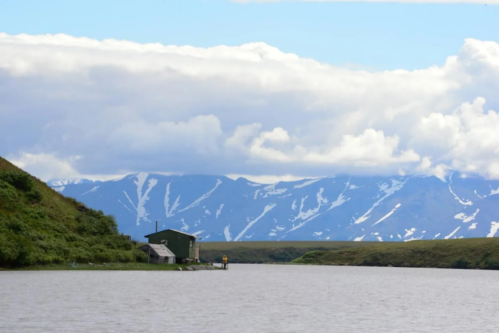 The Tuksuk Channel, which reaches inland to the Imuruk Basin and its surrounding tundra, is a vital area for harvests by residents of the nearby Iñupiaq villages of Brevig Mission and Teller. (Photo by Berett Wilber for Northern Journal)