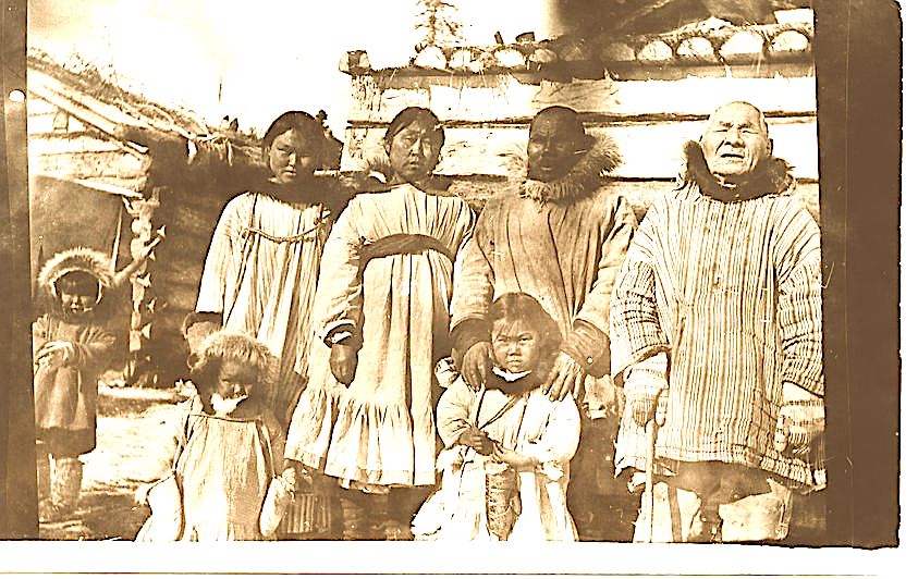 The author's grandmother Kipo, center, is seen with her family in 1921. (Photo provided by John Tetpon)