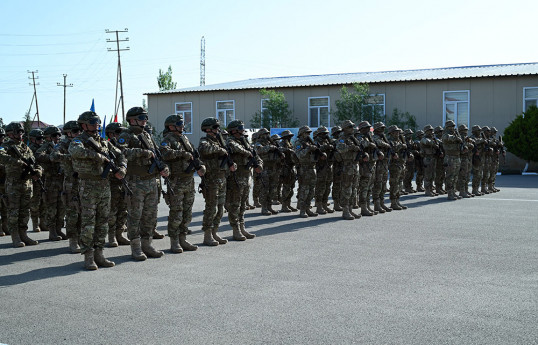 “Dəniz Komando Təməl kursu”nun buraxılış mərasimi keçirilib - VİDEO 